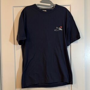 Faherty Dark Blue Men's Tee with Graphic